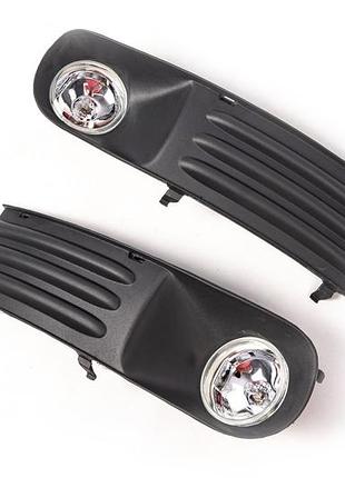 Противотуманные фары (с led лампой) для volkswagen t5 transporter 2003-2010 гг