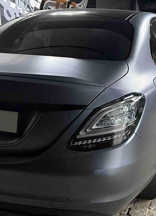 Задні ліхтарі blackedition v1 (2 шт) для mercedes c-сlass w205 2014-2021 рр