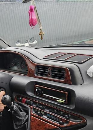 Накладки на панель приборов (meric) карбон для peugeot expert 1995-2007 гг