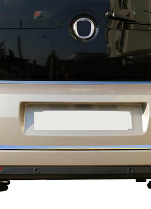 Накладка кромки кришки багажника (нерж.) omsaline - італійська нержавійка для fiat doblo ii 2010-2022 рр
