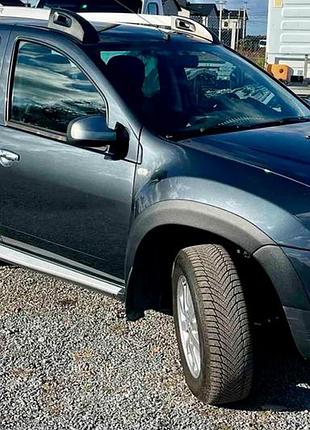 Розширювачі арок гладкі (8 шт, abs) eurocap - туреччина для renault duster 2008-2017 рр