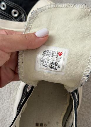Кеди converse comme des garcons play x chuck 70 shoes