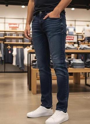Джинсы мужские levi's синие s хлопок