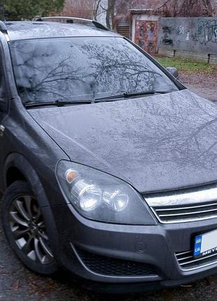 Алюмінієві рейлінги (caravan, хром) для opel astra h 2004-2013 рр
