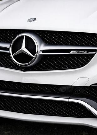Тюнинг решетка радиатора amg (для gle63) для mercedes gle/ml class w166 2011-2018 гг