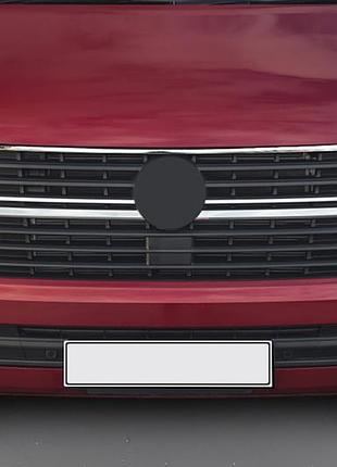 Накладка на верх решітки 2019-2026 (1 шт, нерж) для volkswagen t6 рр