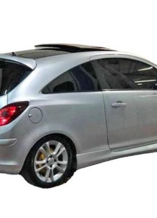 Спойлер 2-дверный (грунтованный под покраску) для opel corsa d 2007-2014 гг