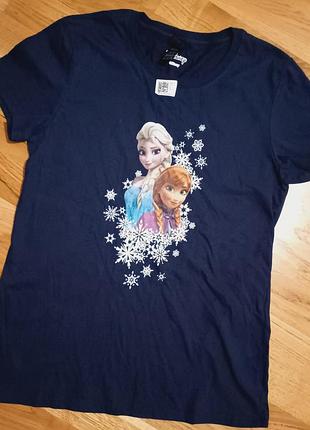 Футболка gildan disney синяя