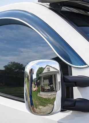 Накладка на дзеркала (2 шт., пласт) carmos для fiat doblo i 2005-2010 рр