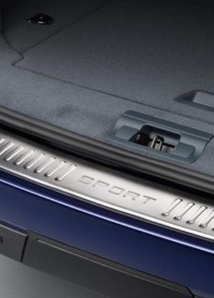 Накладка на задний бампер 2010-2013 нержавейка для range rover sport
