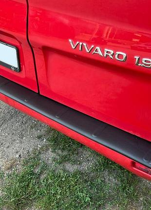 Накладка на задній бампер eurocap (abs) для opel vivaro 2001-2015 рр