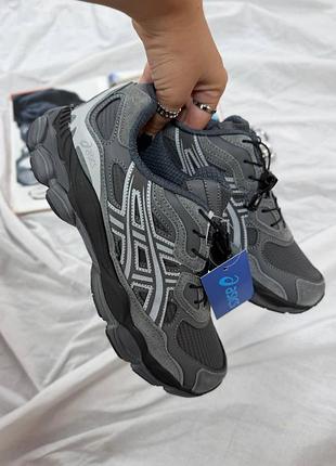 Кроссовки asics gel-nyc dark grey gore-teх, термо