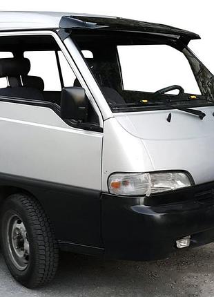 Козырек на лобовое стекло (черный глянец, 5мм) для hyundai h100