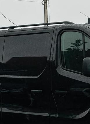 Рейлінги чорні довга, чавунні ніжки для opel vivaro 2015-2019 рр