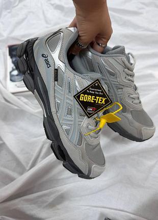 Кроссовки asics gel-nyc silver gore-teх, термо