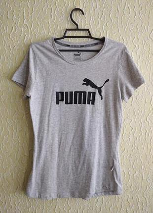 Жіноча футболка сірий меланж,р.10, puma , бангладеш
