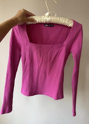 Кофта фуксія zara хс
