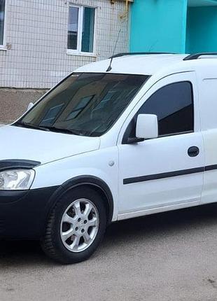 Рейлінги чорні чавунні ніжки для opel combo 2002-2012 рр