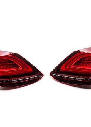 Задні ліхтарі рестайлінг (2 шт) для mercedes c-сlass w205 2014-2021 рр