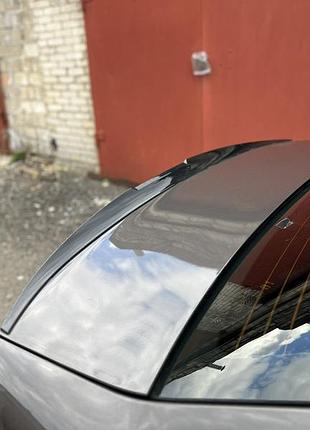 Спойлер lip (sunplex, черный) (118,5см x 5,5см) для peugeot 301 2012- гг