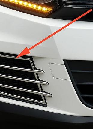 Накладки на протитуманки libao 2011-2016 для азіату (2 шт, пласт) для volkswagen tiguan рр
