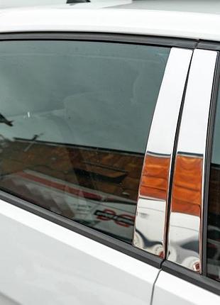 Накладки на стойки из нержавеющей стали для volkswagen golf 7/e-golf 2012-2020 гг