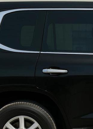 Хромированные окантовки окон дизайн lc300 (нержавейка) для toyota land cruiser 200 2007-2021 гг