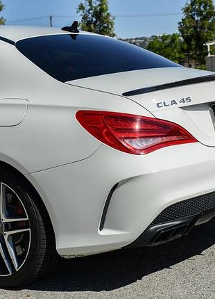Спойлер (meliset, грунтованный под покраску) для mercedes cla c117 2013-2019 гг