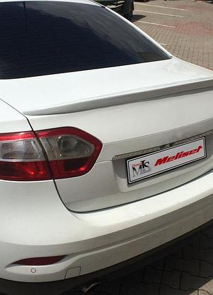 Спойлер (под покраску) для renault fluence 2009-2016 гг