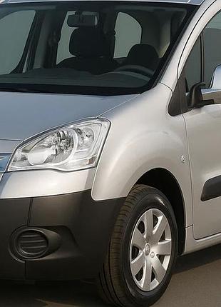 Накладки на дзеркала 2008-2012 (2 шт, нерж.) для citroen berlingo рр