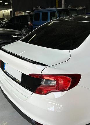 Спойлер lip (sunplex, черный) (119,1см *5,5см) для fiat tipo 2016- гг