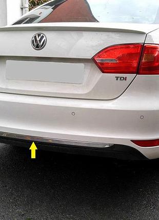 Кромка бампера 2011-2013 (нерж) для volkswagen jetta рр