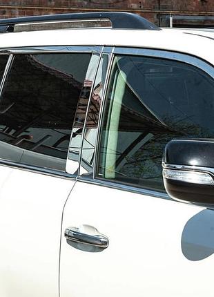 Полный комплект накладок на окна и стойки нержавейка для lexus lx570/450d 2008-2022 гг