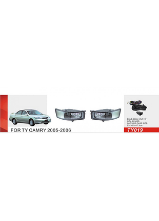 Протитуманки (2 шт, галогенні) для toyota camry 2001-2006 рр
