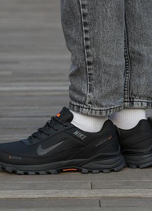 Кросівки nike rivah gore-tex black orange