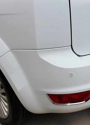 Накладки на задние отражатели (2 шт, нержавейка) для ford focus ii 2008-2011 гг
