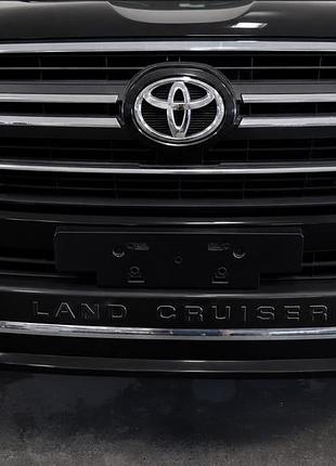 Передня накладка на спойлер для executive 2019 для toyota land cruiser 200 2007-2021 рр