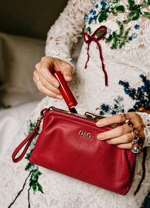 Кожаный клатч dolce gabbana