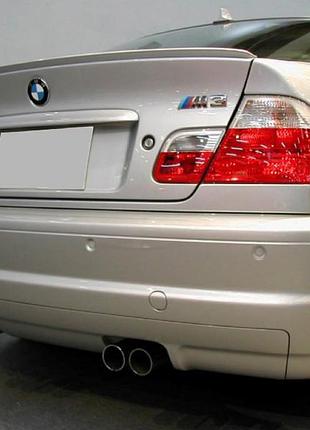 Спойлер (турция, грунт под покраску) для bmw 3 серия e46 1998-2006 гг