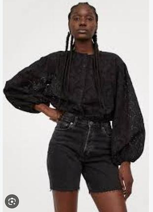 Блуза ришелье h&amp;m