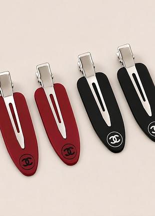 Заколки кліпси chanel