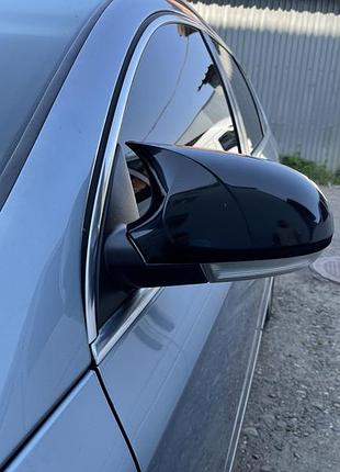 Накладки на зеркала rline-look (2 шт) для volkswagen passat b6 2006-2012 гг