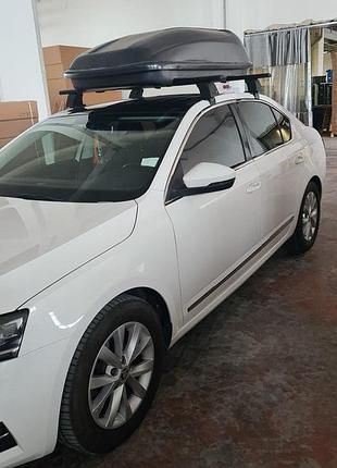 Поперечины на гладкую крышу (2 шт, asaf v4) для skoda superb 2015-2024 гг