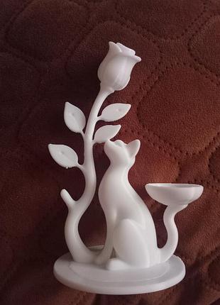 Статуетка котик, кішка 3d
