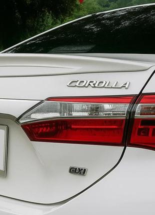 Спойлер libao (abs-пластик) для toyota corolla 2013-2019 гг