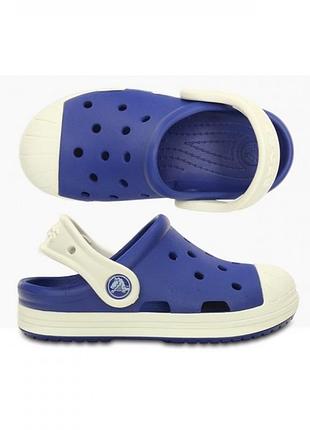 Детские кроксы crocs kids bump it clog blue