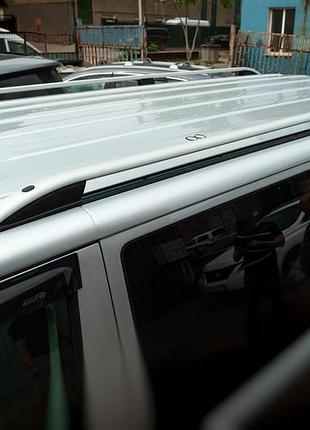 Рейлінги crown (сірий мат) довга база для volkswagen t6 2015-2024 рр