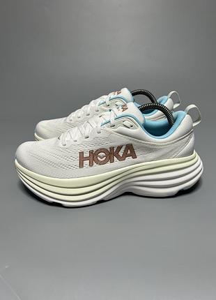 Кросівки для комфортної ходьби бігу тренувань hoka one one bondi 8 оригінал 1127952 ftrs