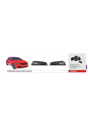 Противотуманки 2013-2015 (галогенні) для honda civic sedan ix рр
