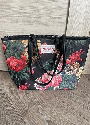 Шкіряна сумка  в квітковий принт від cath kidston